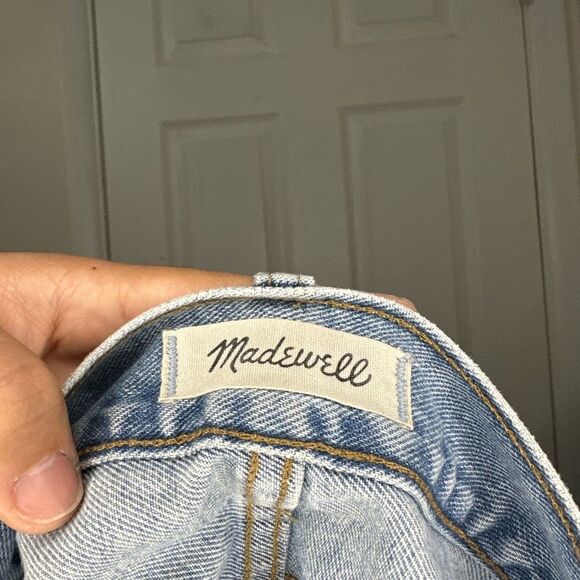 Madewell The Perfect Vintage Distressed Denim Shorts Size 26 - Picture 4 of 5